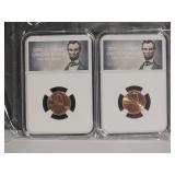 2 NEW 2025 Last Issue Pennies D and P