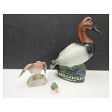 2 Duck Liquor Decantors See SIzes