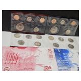 1999 US Mint UNC Coin Sets D & P