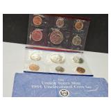 1991  D & P  Mint UNC Coin Set