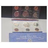 1991  D & P  Mint UNC Coin Set