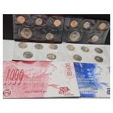 1999 US Mint UNC Coin Sets D & P