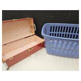 Clothes Basket & Metal Doll Case w/MCM Design