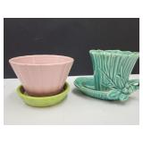 McCoy & Shawnee Pottery Planters