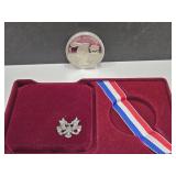 1983 One Dollar  Silver Olympic Coin