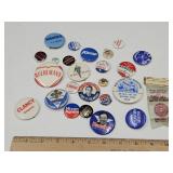 Lot of Political Button Pins