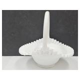 Hobnail FENTON 9 3/4" L Cracked Handle