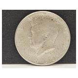 1964 Silver Kennedy Half Dollar Coin