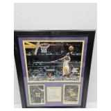 Kobe Bryant  Los Angeles Lakers Framed 18 x 23"