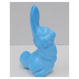 Viking Blue Glass  Bunny 6.5" high