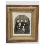 Antique Ornate Wood Frame 26.5 X 30.5"