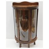 VTG  Oak Table Top Oak Display Cabinet 12.5x 22"h