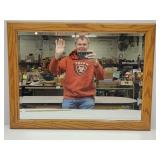 Oak Wall Mirror  31 x 24"