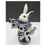 Dedham Pottery  Alice In Wonderland Bunny  10.5"