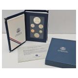 1987 Prestige Coin Set With Silver Dollar