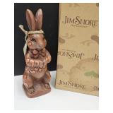 Jim Shore Brown Chocolate Bunny with Box