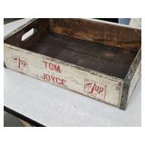 Primitive 7-UP Joyce Soda Crate