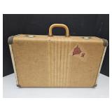 Vintage Hard Back Suitcase