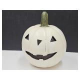 Off White Clay Pottery PumPkin  13' high