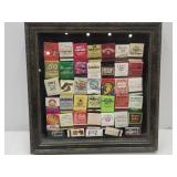 Advertising MAtchbooks in Display Frame 14X14