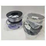 4 NEW Rolls OF Fillament See Tag INFO