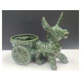 MCM Nice Large Donkey Pottery Planter 101/2 'l