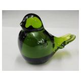 Rainbow Glass Bird 4'L