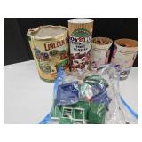 LARGE Lot of Lincoln Logs, Building Pieces+