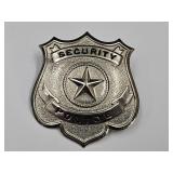 SECURITY POLICE Badge