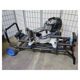 KOBALT Power Miter Saw w DELTA  Stand on  Wheels