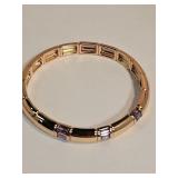 10K Rose Gold Over Jewelers Bronze Bracelet