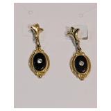 10 K Rolled Gold Vintage Earrings