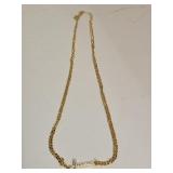 Gold Filled Cross Bracelet