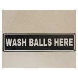 New Golf Metal Sign 4'x 16'