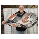 Metal NASCAR Coors Light Race Car Sign 33'