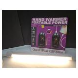 NEW Portable Power Hand Warmer NIP & 18'Light