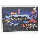 Drive In Diner Galaxy Pic  Needs Batteries 29 x20