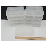 9 Pencil Boxes or Storage Cases  8 x 5 x 2.5'h