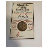 STS - 100 Endeavor Shuttle Crew Brass Coin