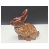 Mosser Slag Glass Bunny Rabbit 5 1/4' high
