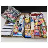Lot of School/Craft Supplies Crayons, Markers+
