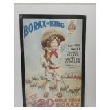 Metal BOROX  Sign 22 x 33'