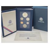 1987 Prestige Coin Set with Silver Dollar