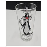Vintage  SYLVESTER Pepsi Cartoon Glass