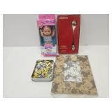 NIB Baby Doll, Disney Soon, Mickey Frame,VTG Pins