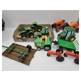 Green Toy Tractors & John Deere Toy Tractors
