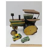 Metal Art Tractor 13.5' H Tootsie Toy Truck+