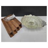 13' w Centerpiece Bowl & NEW 12' Wall Shelves