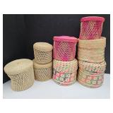 Lot of Nice Storage Basket/Canisters