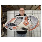 Metal NASCAR Coors Light Race Car Sign 36'